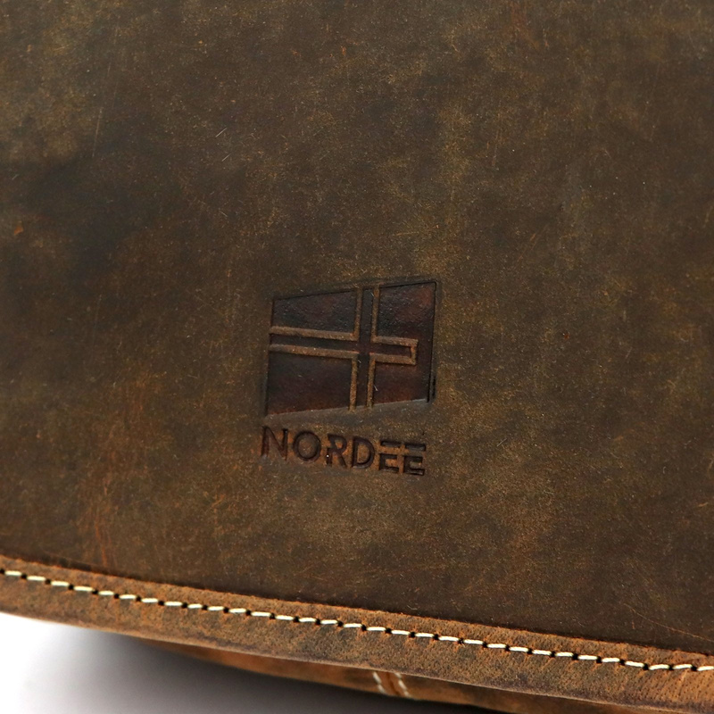 Nordee męska saszetka skóra naturalna torba miejska na ramię z kieszeniami