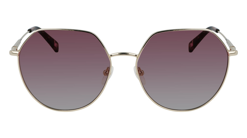 Okulary LONGCHAMP LO154S-724. Okulary przeciwsłoneczne, Kolor różowy złoty. Kobieta.