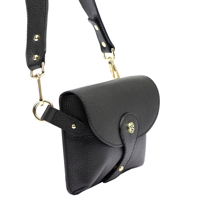 Gregorio mała listonoszka damska skóra naturalna stylowa torebka na ramię