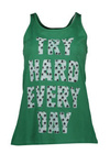 SILVIAN HEACH ZIELONA damski tank top