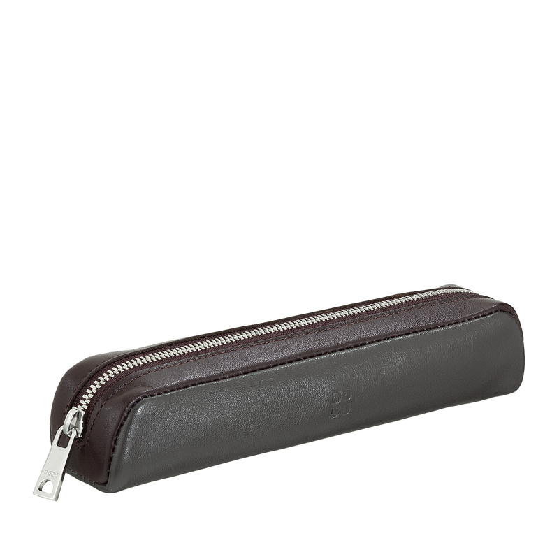 Skórzany mały zgrabny piórnik Slim Design DUDU 