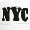 Biała Czapka z daszkiem baseballówka vintage regulowana NYC cz-m-23