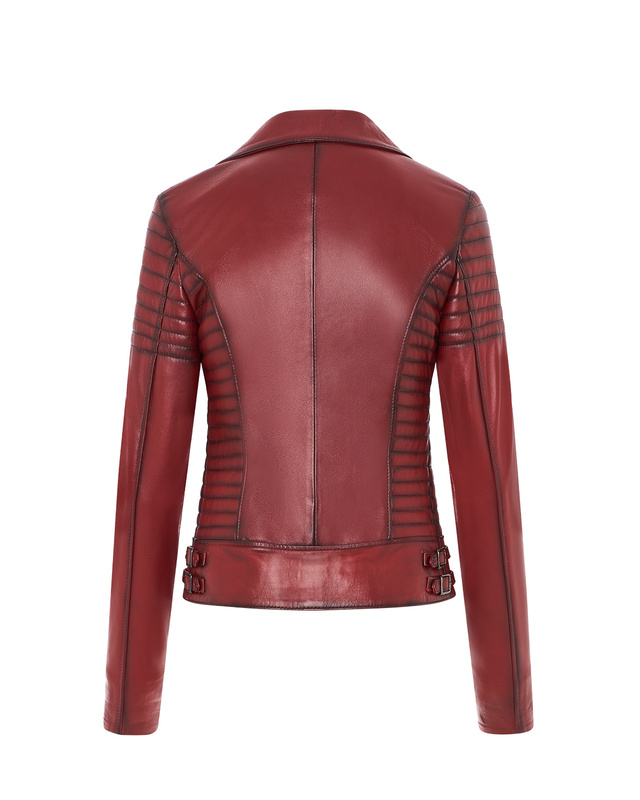 Bukowski Damska ramoneska "Ula" kurtka skóra naturalna z kieszeniami