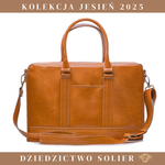 Elegancka skórzana męska torba ramię Solier SL02 ABERDEEN