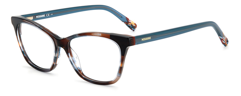 Okulary MISSONI MIS-0101-IWF. Okulary, Kolor niebieski brązowy. Kobieta.