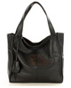 Modna torebka damska skórzany shopper bag - MARCO MAZZINI Portofino Max czarny