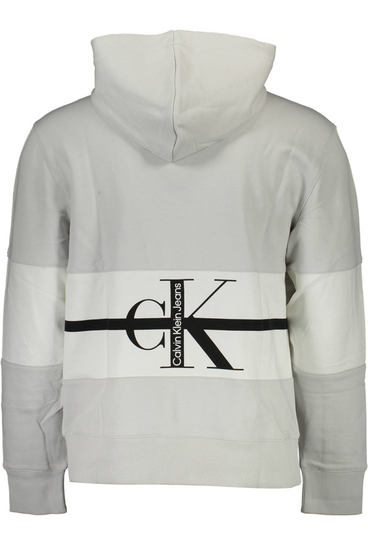 BLUZA CALVIN KLEIN BEZ ZAMKA SZARA MĘSKA
