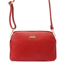 Skórzana damska elegancka listonoszka od MiaMore