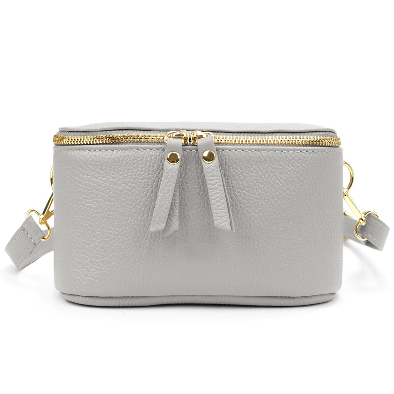 MiaMore Damska nerka saszetka przez ramię skóra naturalna miejska