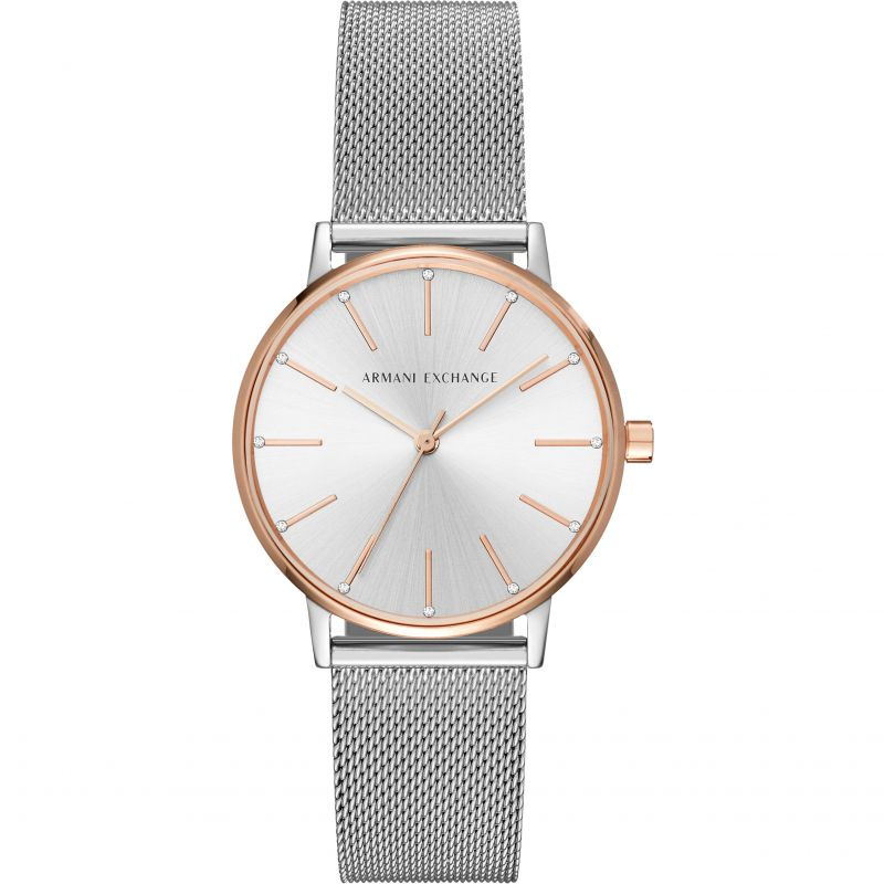 Zegarek ARMANI EXCHANGE AX5537. Kwarcowy, Kolor srebrny. Kobieta.