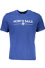 NIEBIESKI T-SHIRT MĘSKI Z KRÓTKIM RĘKAWEM NORTH SAILS