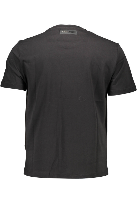 T-SHIRT MĘSKI Z KRÓTKIM RĘKAWEM PLEIN SPORT CZARNY