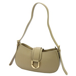 Vera Pelle damska listonoszka z kieszenią torebka na ramię skóra naturalna