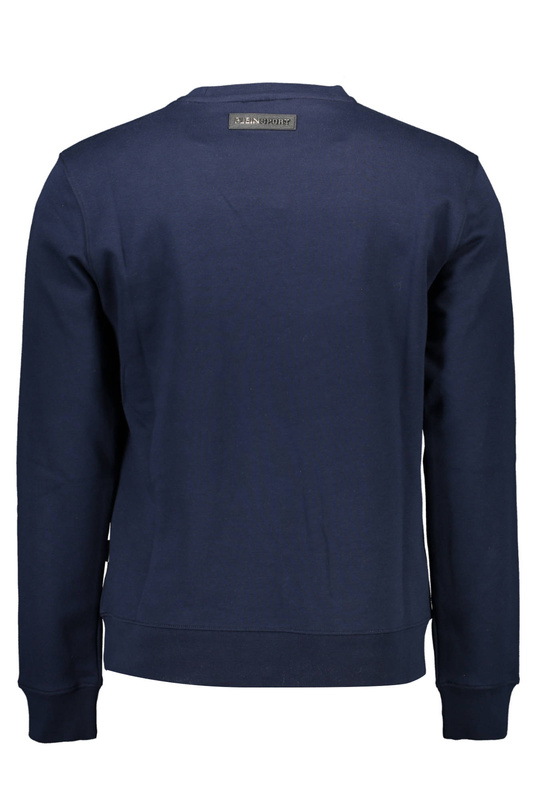 BLUZA PLEIN SPORT BEZ ZAMKA MĘSKA NIEBIESKA