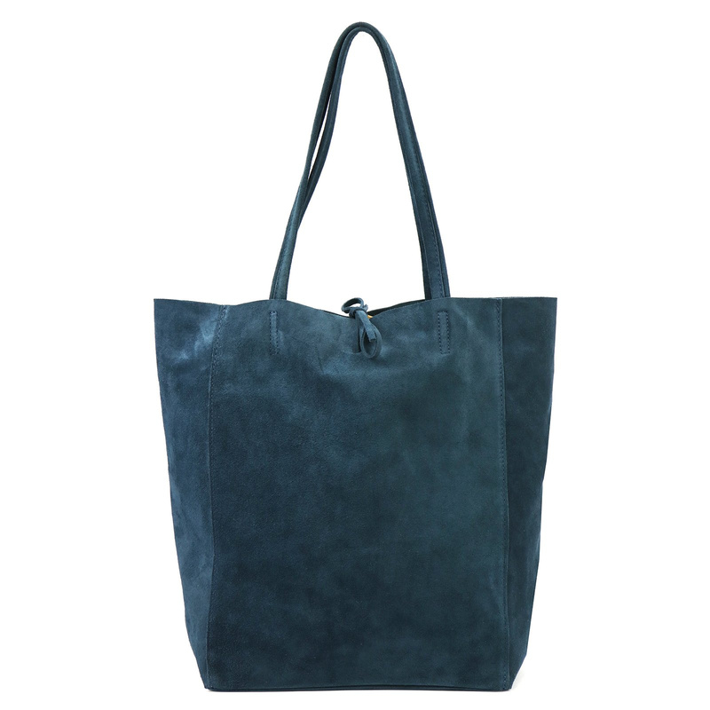 Patrizia damska shopperbag duża skóra naturalna zamszowa torebka na ramię