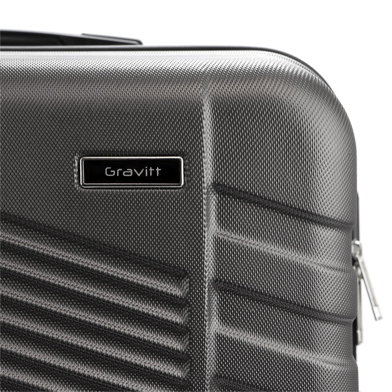 Gravitt zestaw 3 walizek podróżnych na kółkach materiał ABS zamek na kod