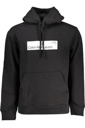 CALVIN KLEIN MĘSKA BLUZA BEZ ZAMKA, CZARNA