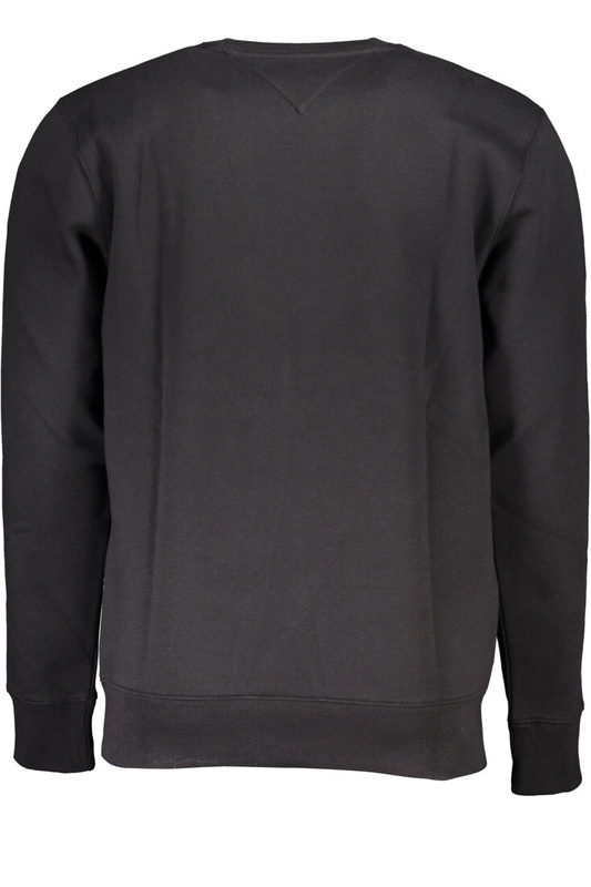 CZARNA BLUZA MĘSKA TOMMY HILFIGER BEZ ZAMKA