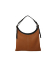 Damska torebka shopper Giulia Monti GM1642 złotobrązowo-czarna