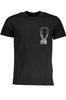 T-SHIRT MĘSKI Z KRÓTKIM RĘKAWEM KLASY CAVALLI CZARNA