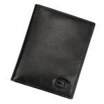 Pionowe składane Skórzane etui na karty dokumenty EL FORREST RFID