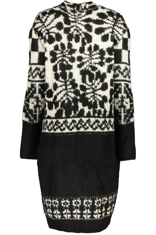 DESIGUAL CZARNY PŁASZCZ DAMSKI