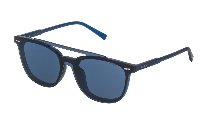 Okulary STING SST089990U43. Okulary przeciwsłoneczne, Kolor niebieski. Mężczyzna.