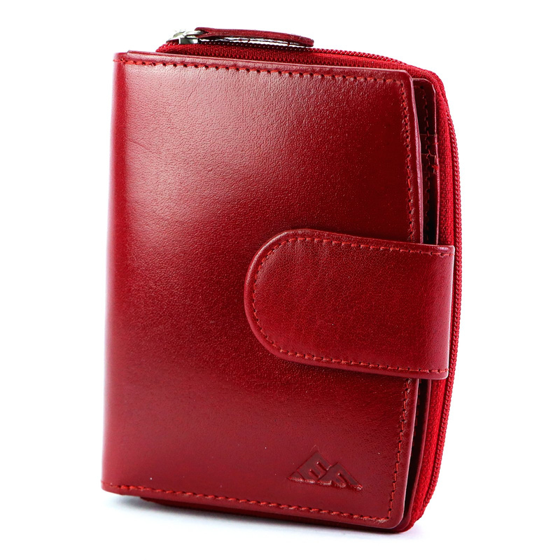 EL FORREST portmonetka skóra naturalna damski portfel pionowy RFID