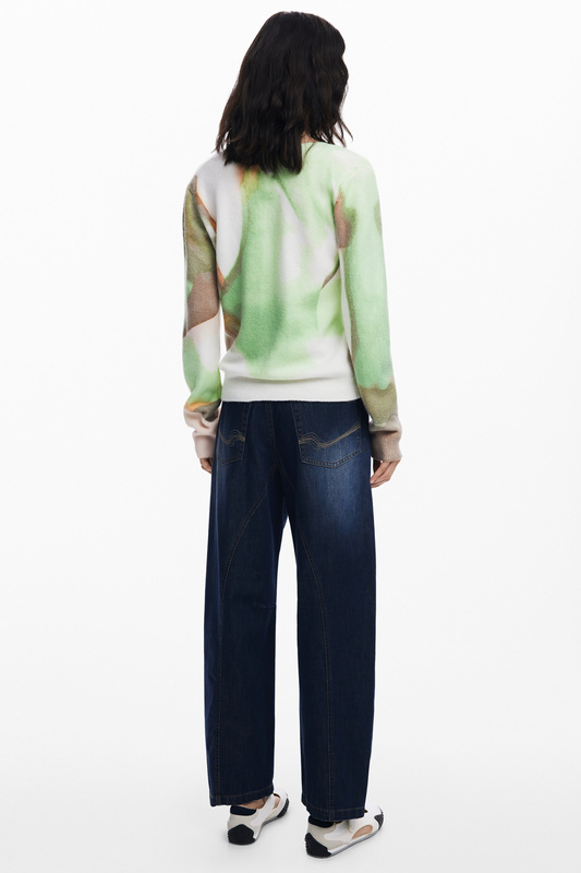 ZIELONY SWETER DAMSKI DESIGUAL