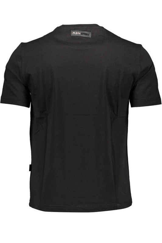 T-SHIRT MĘSKI Z KRÓTKIM RĘKAWEM PLEIN SPORT CZARNY