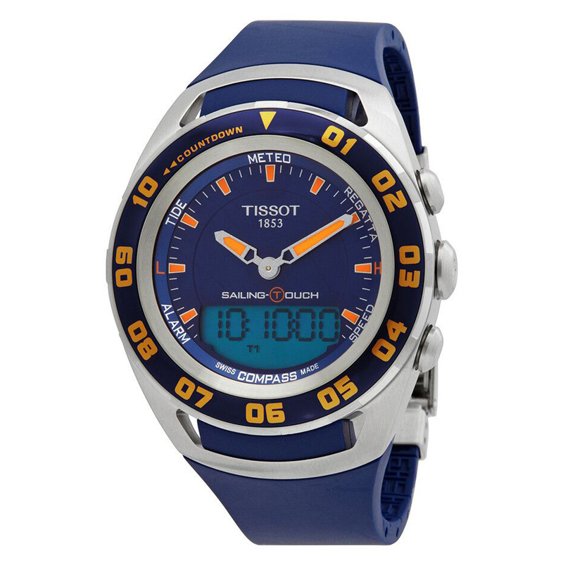 Zegarek TISSOT T056420270410. Kwarcowy, Kolor niebieski. Mężczyzna.