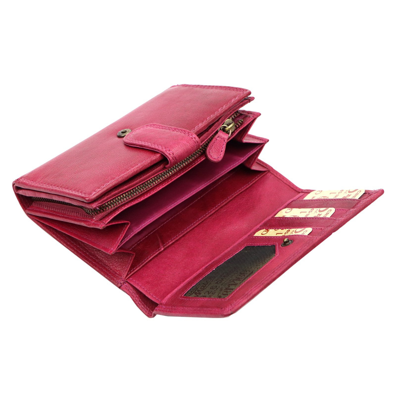 Skórzany damski portfel Route 66 CBL2440-GWS