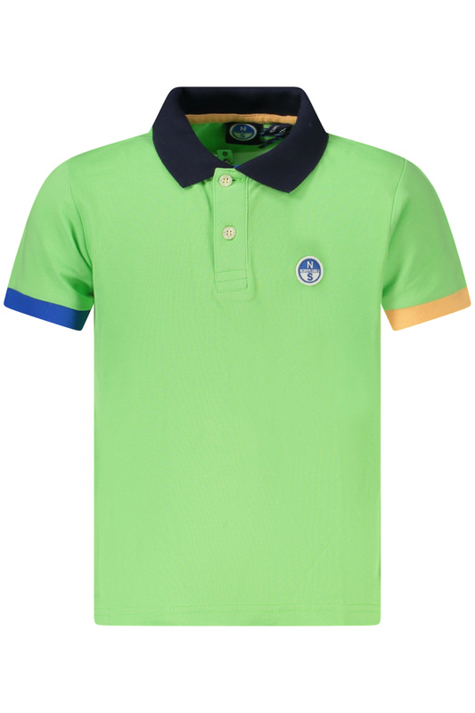 NORTH SAILS DZIECIĘCA KOSZULKA POLO Z KRÓTKIM RĘKAWEM W KOLORZE ZIELONYM