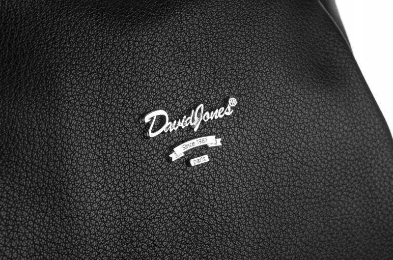 Klasyczny plecak damski ze skóry ekologicznej z usztywnianym dnem — David Jones