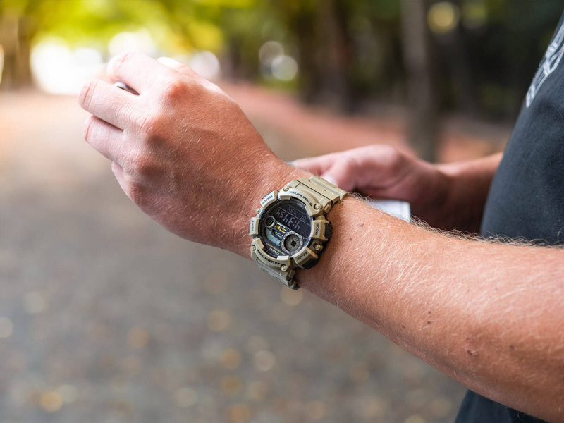 ZEGAREK MĘSKI CASIO Digital Moonphase WS-1500H-2AVEF + BOX