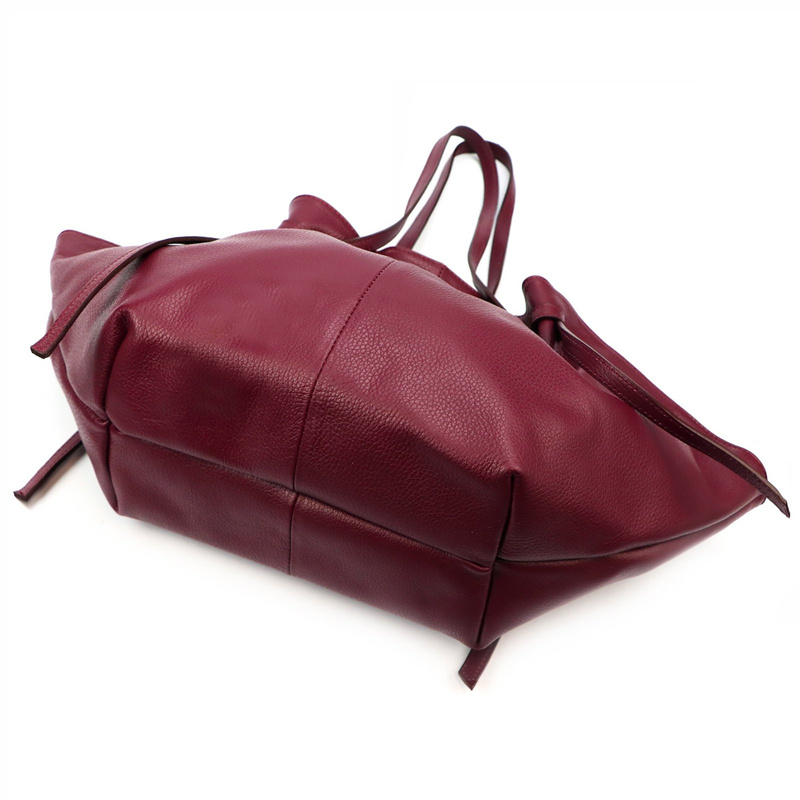 Vera Pelle damska shopperbag skóra naturalna miękka duża torebka na ramię