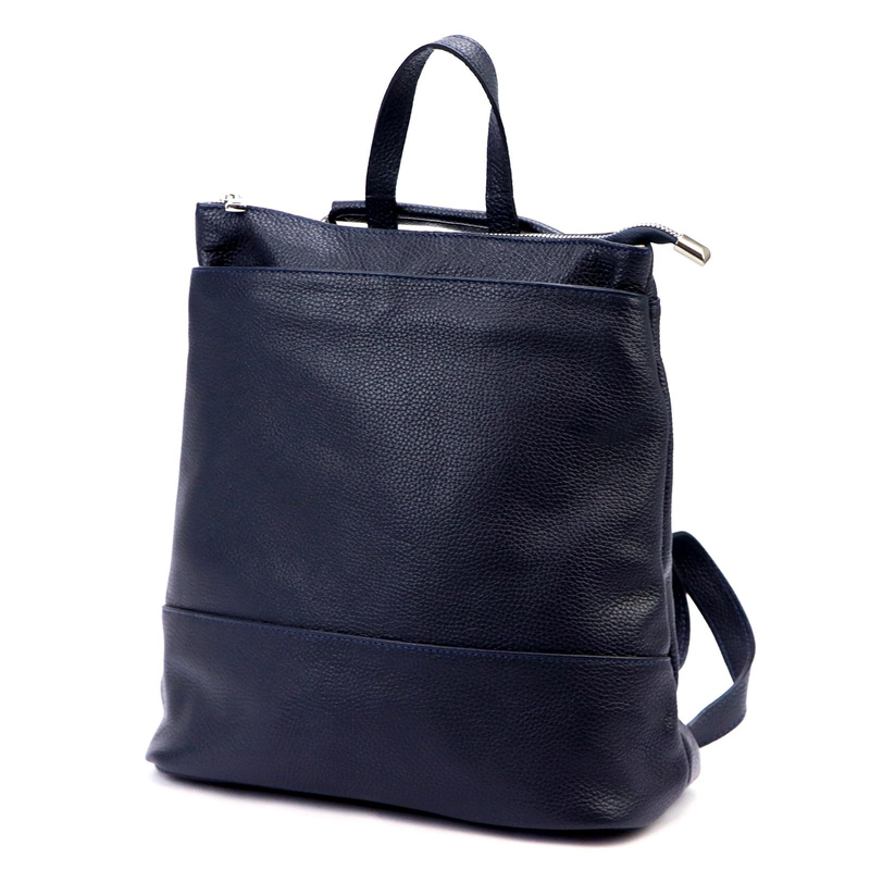 Luka Skórzany damski miejski plecak na ramię z kieszeniami pojemny