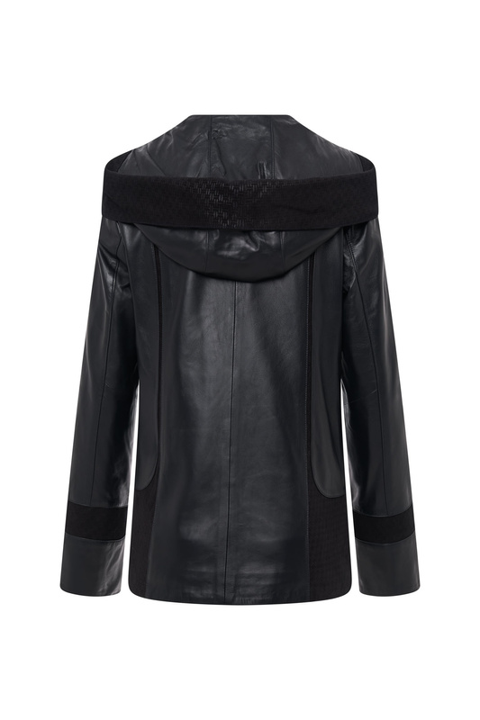 Bukowski Kurtka skórzana damska zapinana na zamek ramoneska