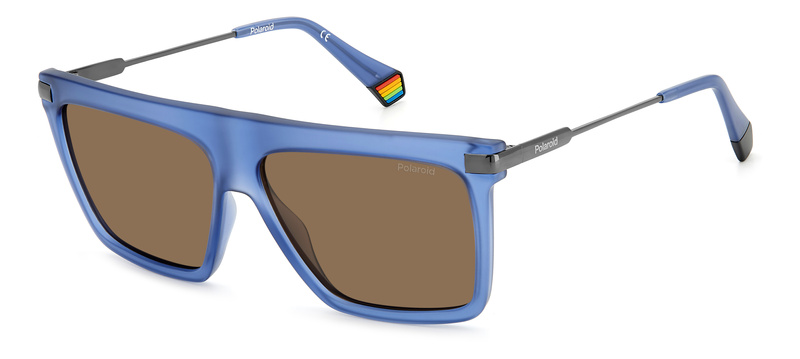 Okulary POLAROID PLD6179SFLLSP. Okulary przeciwsłoneczne, Kolor niebieski. Mężczyzna.