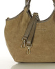 Torebka damska worek hobo bag skóra naturalna - MARCO MAZZINI czarna