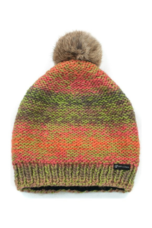 Polska czapka Happy Pompom