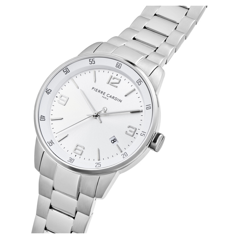 Zegarek PIERRE CARDIN CMR.0006. Kwarcowy, Kolor biały. Mężczyzna.