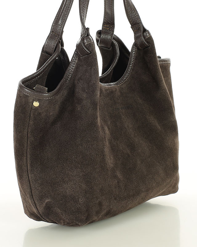 Torebka damska worek hobo bag skóra naturalna - MARCO MAZZINI czarna