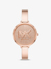Zegarek MICHAEL KORS MK4433. Kwarcowy, Kolor różowy. Kobieta.