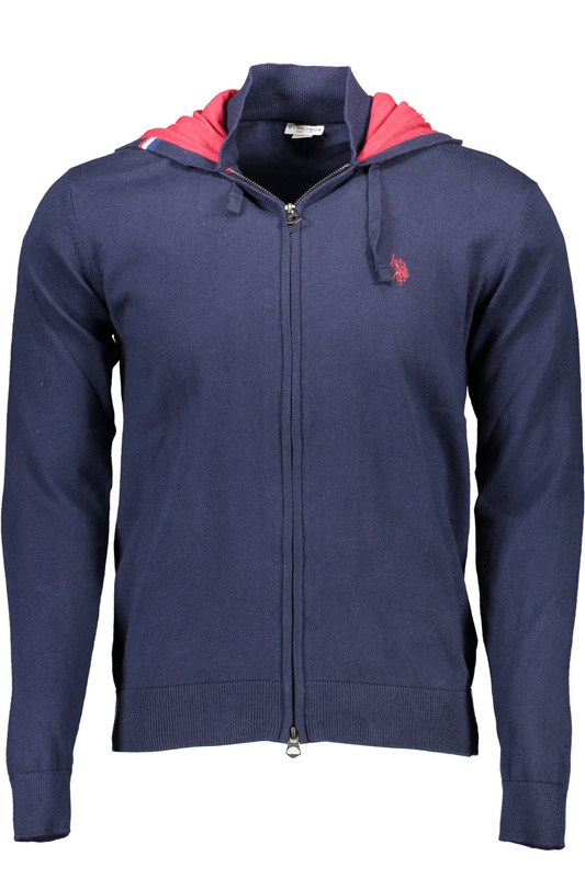 US POLO ASSN. MĘSKI NIEBIESKI KARDIGAN