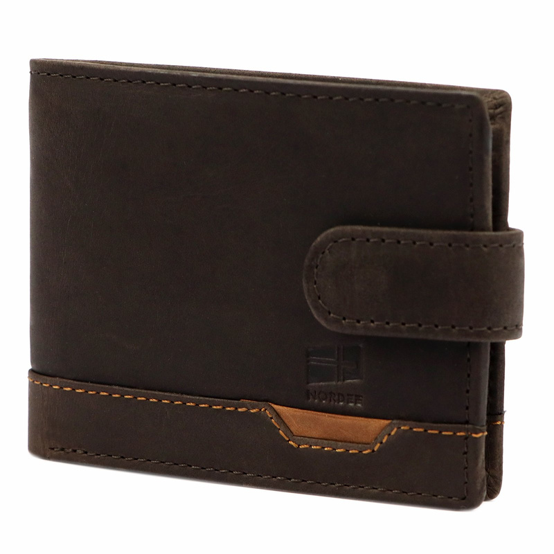 Skórzany męski portfel Nordee HJORT 035L