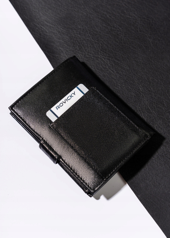 Skórzany męski portfel Wild N4-CHM-NL RFID