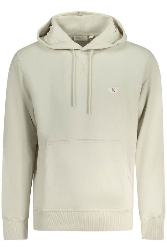 CALVIN KLEIN BLUZA BEZ ZAMKA MĘSKA BEŻOWA