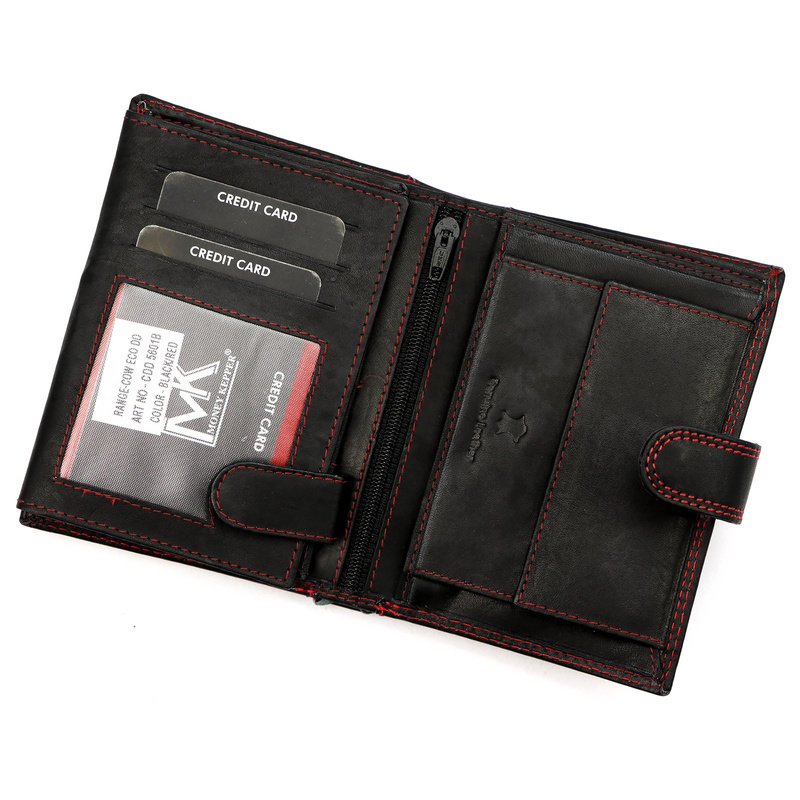 Skórzany męski portfel Money Kepper CDD 5601B WILD WEST