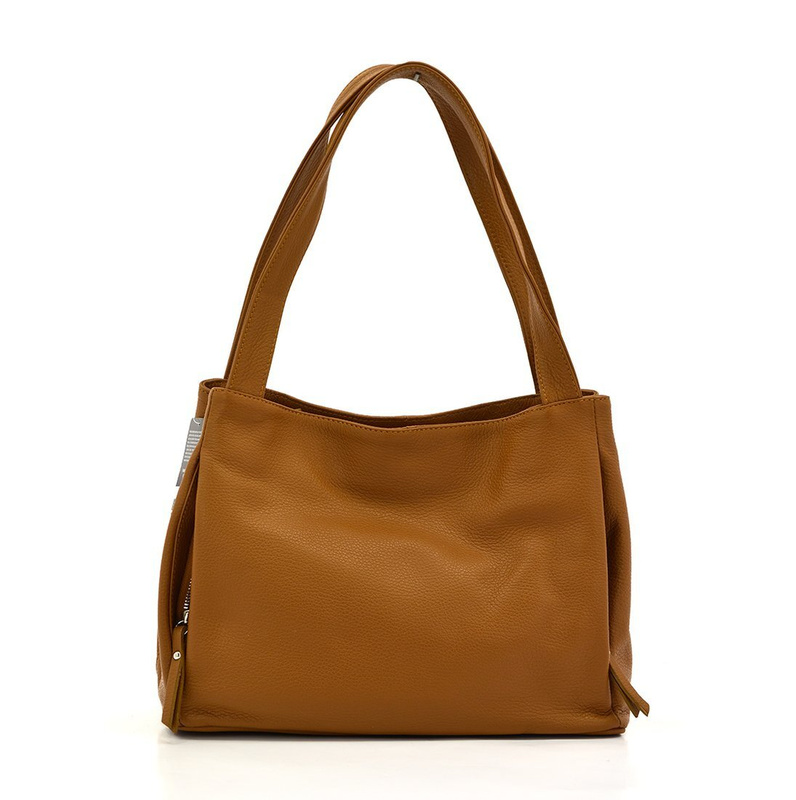 Skórzana torebka na ramię klasyczna stylowa duża